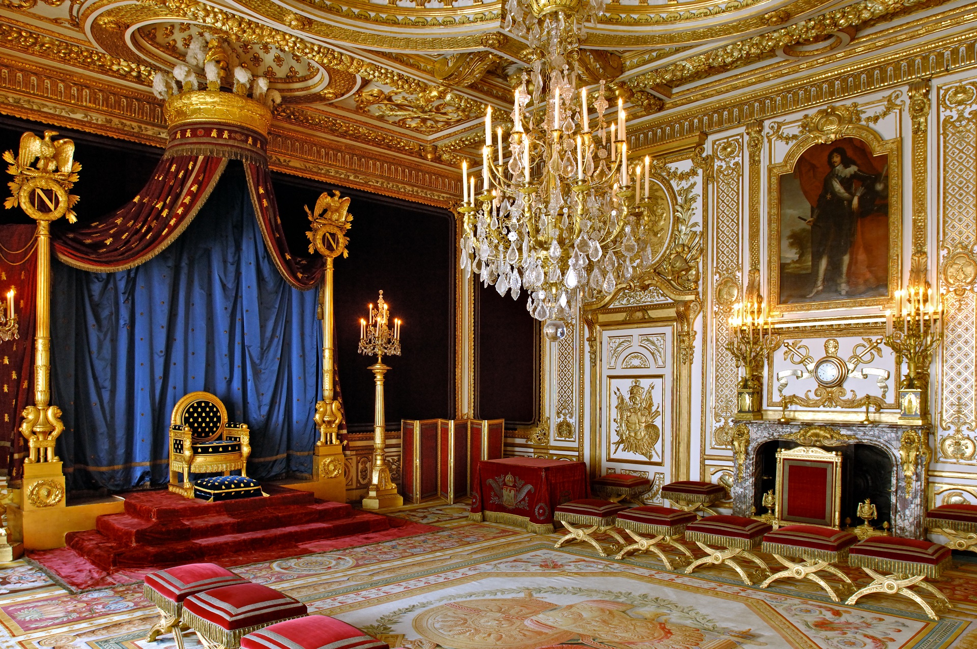 The palace of Napoleon I - Château de Fontainebleau