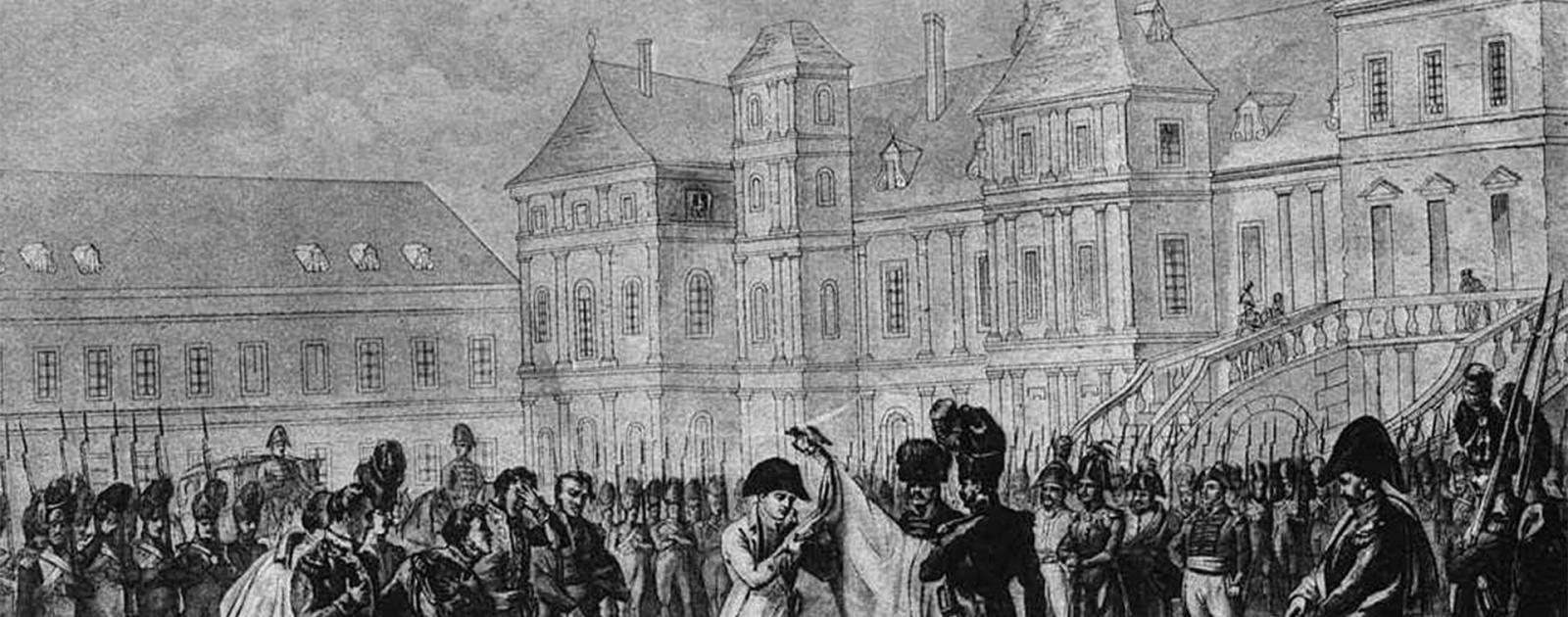 April 1814: abdication and Treaty of Fontainebleau