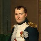 Portrait de l'Empereur Napoléon par David en pieds dans son bureau des Tuileries