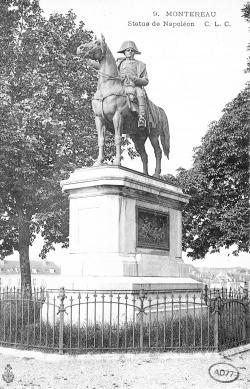 Equestrian statue of Napoleon I in Montereau