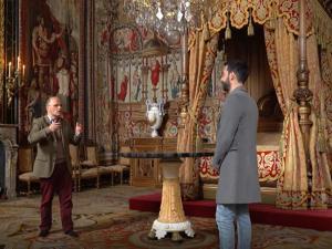 Thomas Pernette et Christophe Beyeler au château de Fontainebleau