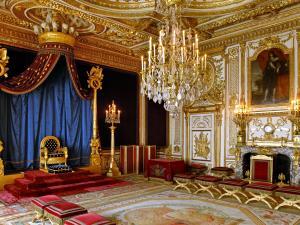 La salle du trône au château de Fontainebleau