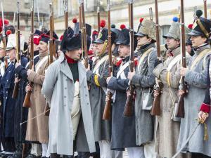 Napoléon devant ses soldats