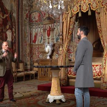 Thomas Pernette et Christophe Beyeler au château de Fontainebleau