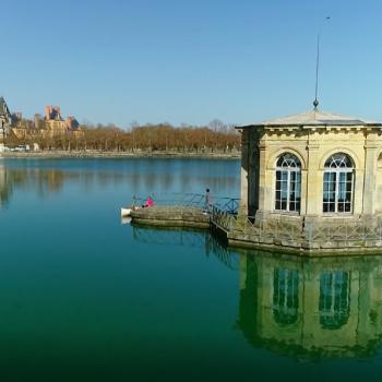 Le pavillon de l'étang au château de Fontainebleau 