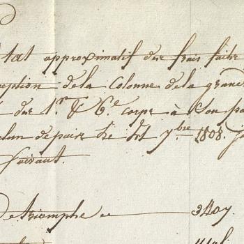 historical archival document