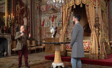 Thomas Pernette et Christophe Beyeler au château de Fontainebleau