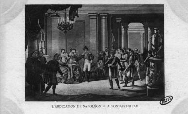 Gravure historique représentant Napoléon Ier