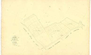 Map of the Napoleonic land registry