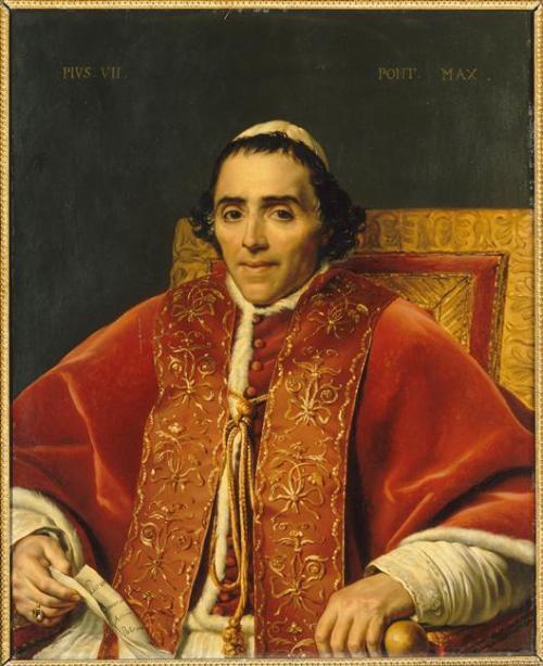 Peinture représentant le pape Pie VII