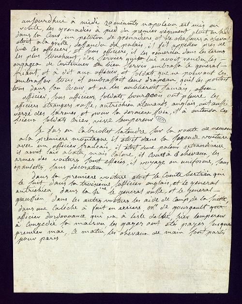 Account of the abdication of Napoleon I